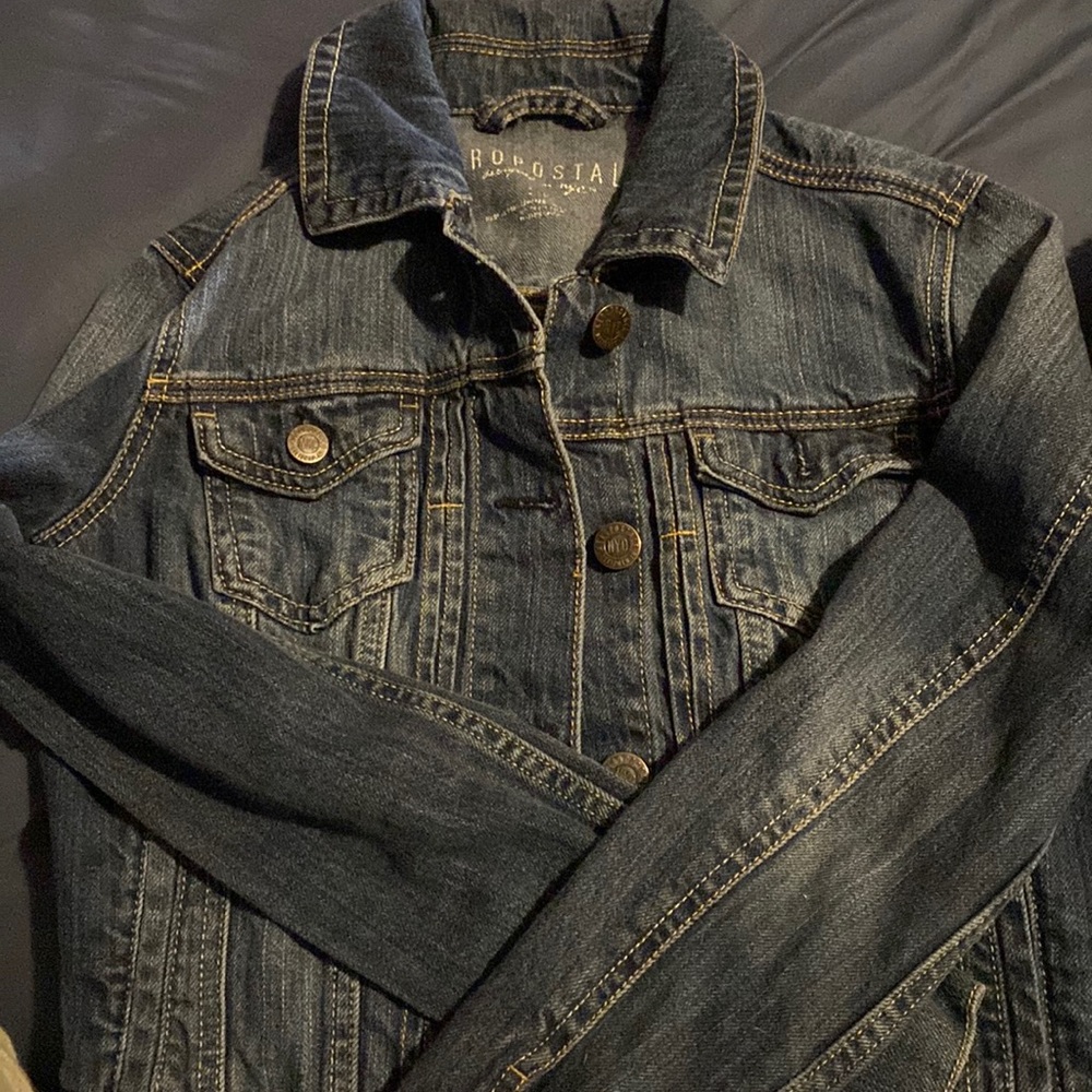 dark wash denim jacket